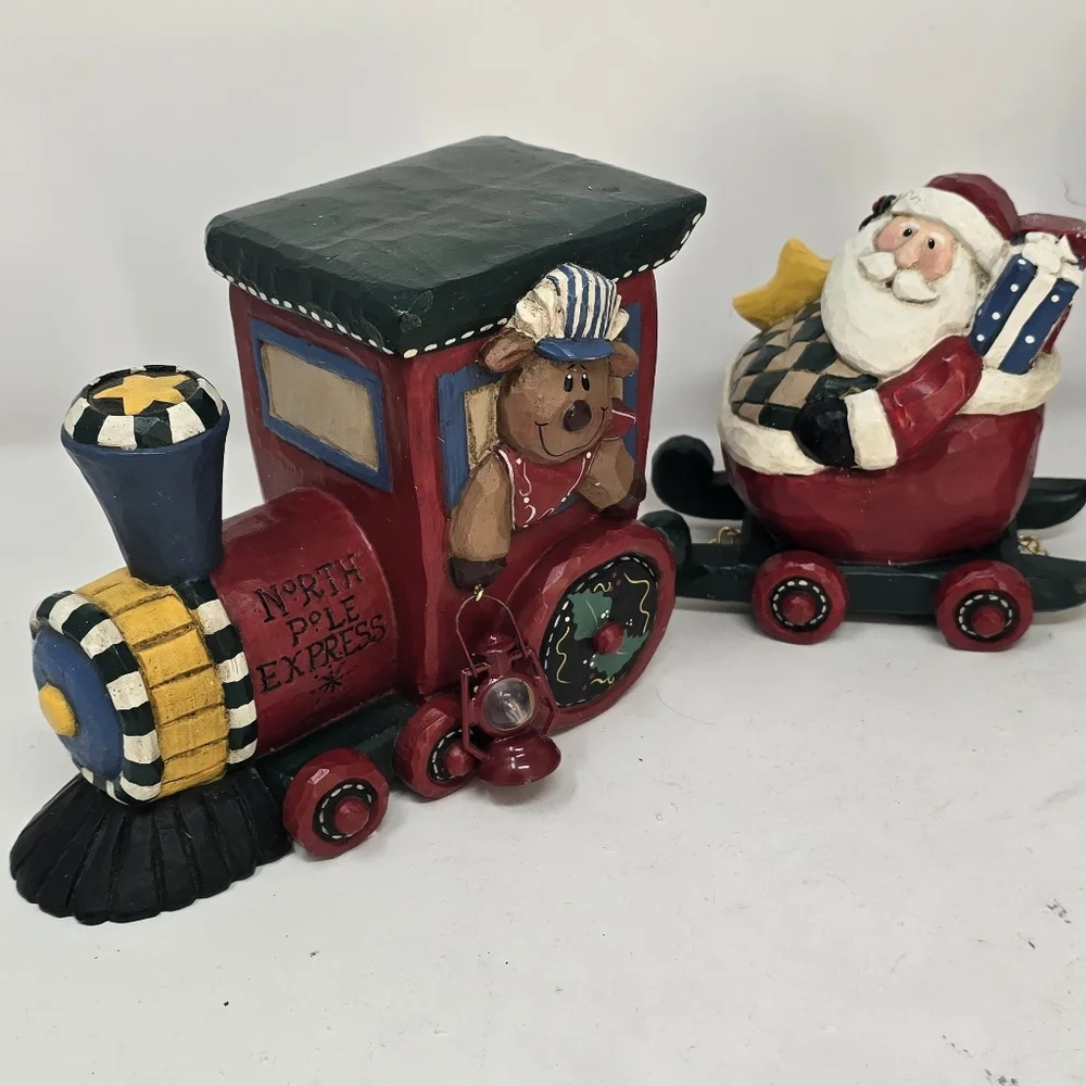 Eddie Walker Midwest of Canon Falls North Pole Express Santa Train Christmas 4pc